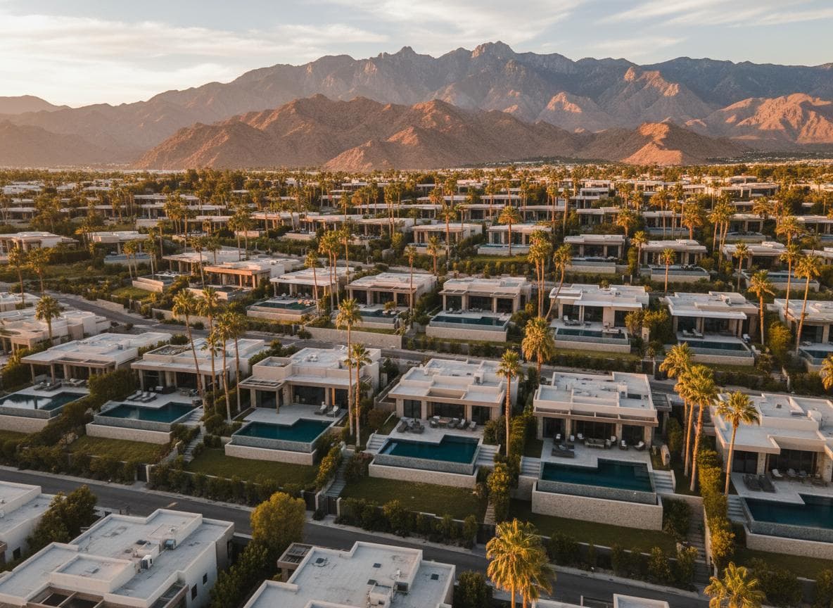 Dashboard showing multiple vacation rental properties managed from one view